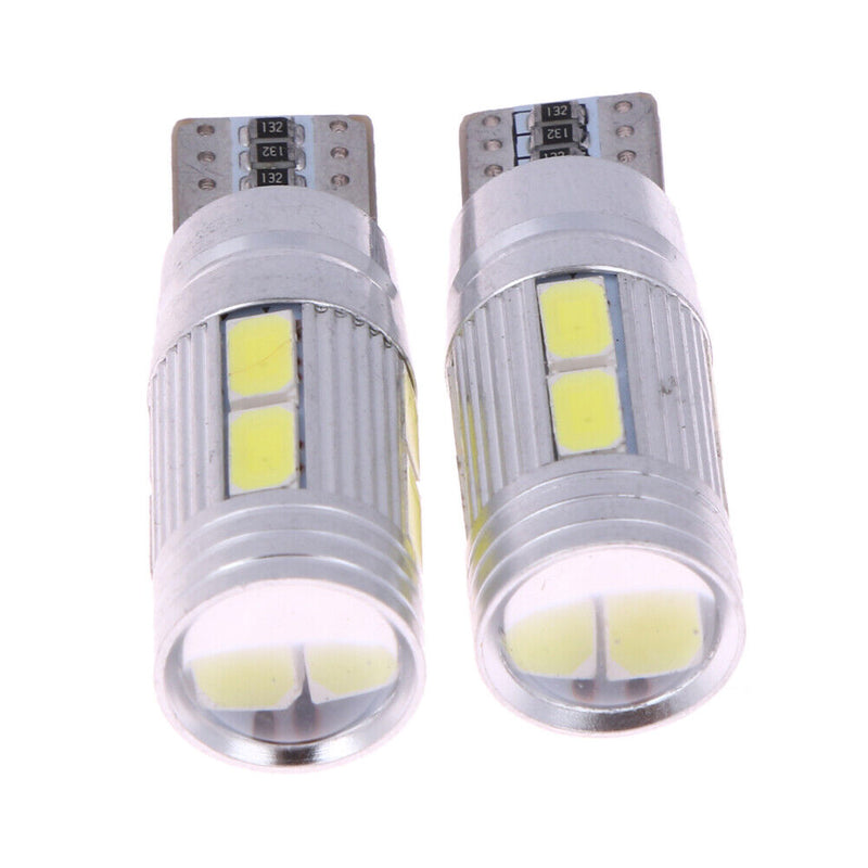 2 X T10 Show Wide Light Canbus T10 5630 10SMD W5W Car Led Lights Newly