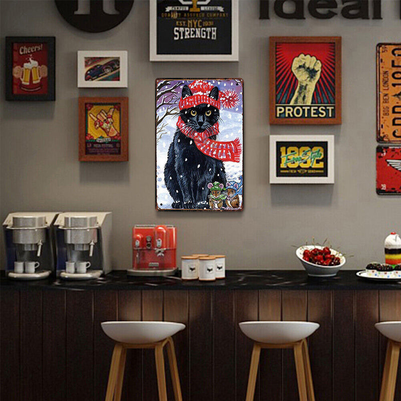 #A Pug Retro Metal Plate Tin Sign Plaque Wall Home Decor Iron Painting Accesso