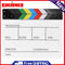 Colorful Director Video Scene Clapper Acrylic Dry Erase Clapper Board Cut Prop
