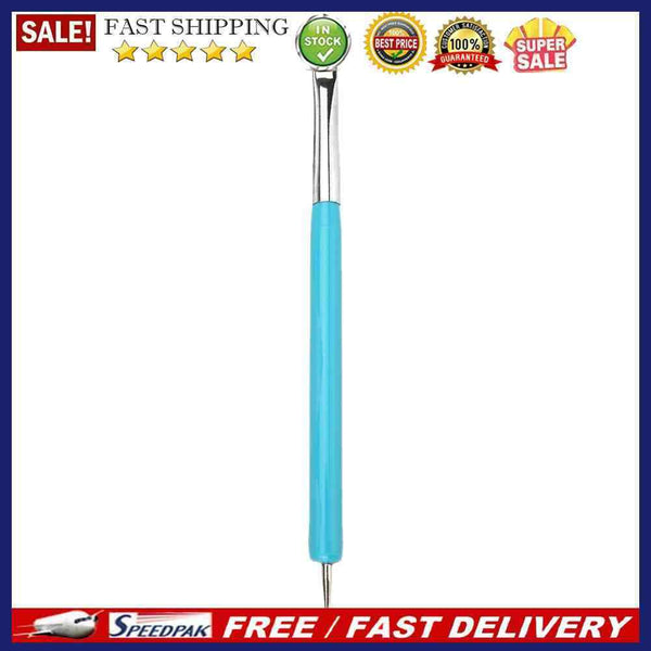 Pro Double-Ends Nail Art Pen Painting Dotting Brush Tools(Light Blue)