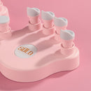 1 Pair Piano Finger Trainers Hand Strength Exerciser for Beginner (Pink) Newly