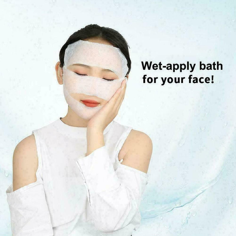 200pcs/bag Cotton Pads, Stretchable Cotton Pads, Thin Water-saving Wet Pads I9N2