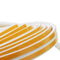 5pc Self-adhesive Soundproofing Anti Collision Windows Seal Strip (5m White