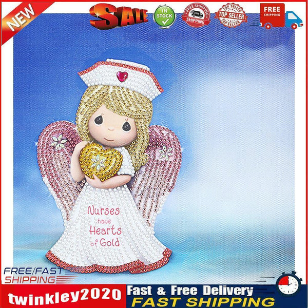 The nurse angel 5D DIY Partial Special Shape Drill Diamond Painting Newly