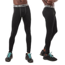 Men Sports Running Leggings Basketball Elastic Quick Dry Gym Pants (2XL)