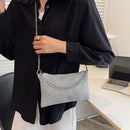Fashion Rhinestone Messenger Bag Shiny Chain Ladies Envelope Crossbody Handbags