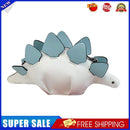 Women Cartoon Hit Color Dinosaur Shoulder Bag Leather Mini Purse (White)
