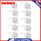 Adhesive Hat Hooks for Wall (Pack of 10) - Baseball Caps Hangers Rack (White)