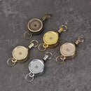 Clip Stationery ID Name Card Key Ring Retractable Badge Holder Lanyards