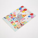 6pcs Cartoon Greeting Cards DIY Diamond Painting Birthday Postcards Craft