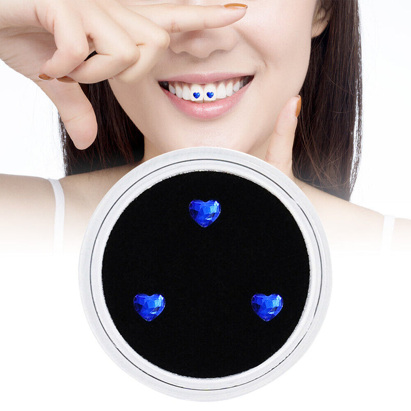 #A 3pcs Teeth Jewelry Crystal Teeth Diamond Teeth Whitening Teeth Gems Tooth S