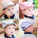 Children Boys Girls Baseball Peaked Beret Cap Hat Stripe Casquette