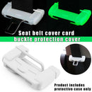 Car Seat Belt Buckle Clip Silicone Cover Safety Accessories Luminous x1