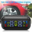 AN-10C Solar Car TPMS LCD Tire Pressure Monitoring Tyre Temperature Alarm System