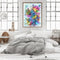 Oil Paint By Numbers Painting Kit Splash Colorful Ink Flower Drawing on Can