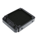 1Pc 120mm 18 Tubes Aluminum Computer Water Cooling Radiator Heat Sink Part