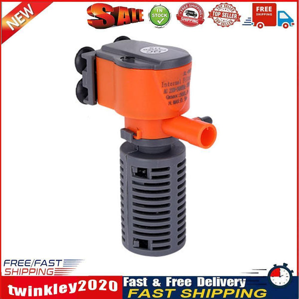 3W 5W Fish Tank Filter 3 in 1 Submersible Mini Aquarium Air Pump (XL666) Newly