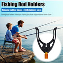 Fishing Rod Holders Telescopic Fishing Grip Rods Support Stand (U Shape) Newly