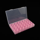 28 Grids Nail Art Storage Box Case Jewelry Organizer Manicure Tools (Pink) Newly