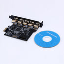 Super-Speed PCI-E, USB-3.0 19-Pin 5-Port PCI Express Card SATA 15PIN Makes Erwe