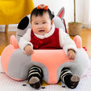 Baby Sofa Support Seat Cover Plush Learning To Sit Feeding Chair (Dog) Newly