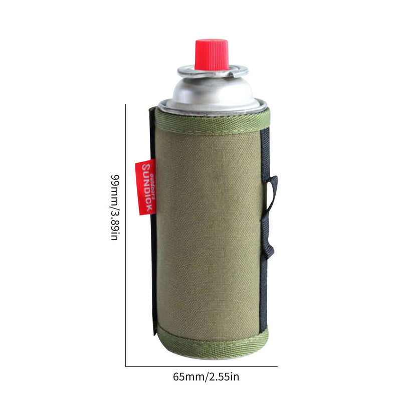 Long Gas Canister Cover Anti-Impact Fuel Cylinder Tank Protective Cover Case