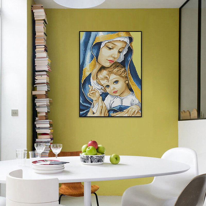 5D DIY Full Round Drill Diamond Painting Mother Love Cross Stitch Embroidery Kit