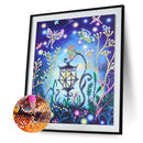 5D DIY Partial Special Shaped Drill Diamond Painting Luminous Lamp Decor