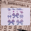 Bowknot Metal Cutting Die Stencils Clear Seal Stamp Set for DIY Scrapbooking