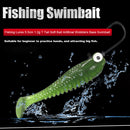 T Tail Soft Bait 5.5cm 1.2g Luminous Fishing Lure Artificial Wobblers Swimbaits