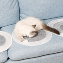 Cat Scratch Board Ramie Grinding Claw Care Mat Pet Scratcher Paw Pad (Grey)