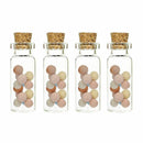Wholesale 4pcs 10ML 22x50mm Small Empty Clear Glass with Bottles Cork Vials S4Y9
