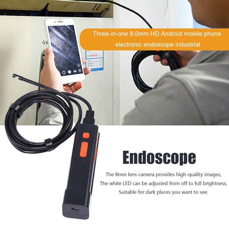 #A Endoscope Camera USB Interface ABS Endoscope with Articulation for Motor