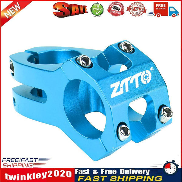 ZTTO Cycling Stem Bicycle Aluminium 31.8mm MTB Bike Handlebar Stem (Blue) Newly