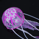 Simulation Artificial Jellyfish Glowing Aquarium Fish Tank Decor(Purple) Newly