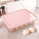 Refrigerator Egg Storage Box Fresh Keeping Egg Tray Holder Organizer for Kitchen