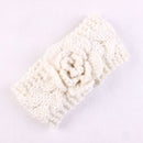 Kids Baby Infants Warm Wool Crochet Headband Turban Stretch Flower Hairband