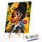 Painting By Numbers Acrylic Handmade Cool Girl Digital Picture Art Craft Decor
