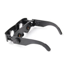 Fishing Telescope Glasses ABS Frame Outdoor Magnifier Binoculars Eyewear Black