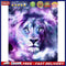 DIY Digital Oil Painting By Numbers Lion Acrylic Color Drawing Canvas Wall Ar