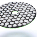 7Pcs 4"Diamond Dry Flexible Polishing Pads Sharp Type Granite Stone Sanding D LR