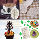 Chocolate Sugarcraft Cake Decor Mould Silicone Fondant Mold Tree Shape Leaves
