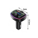MP3 Player Car FM Transmitter 2 USB Fast Charger Adapter Wireless Bluetooth 5.0