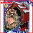 Full Drill Mosaic Craft Picture DIY Snow Dog Rhinestone Diamond Painting Poster