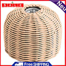 Rattan Outdoor Gas Cylinder Cover Camping Cook Gas Tank Protector (Beige)