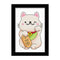 DIY Cross Stitch 11CT Stamped Cartoon Animal Canvas Kit Needlework Artwork Craft
