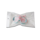 Children Swimming Goggles w/ Earbuds Anti Fog Swimming Glasses (Pink Green)