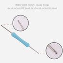 knitwear Crafts Sweater 10 Pieces Sewing Needles Double-headed Crochet Set