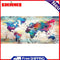 World Map Oil Paint By Numbers Kits Canvas Picture DIY Home Decoration Gift