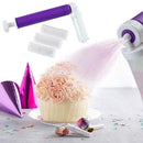 MANUAL AIRBRUSH For Cake Color Spary Pot DIY Baking Tool Home UK Useful R5B8